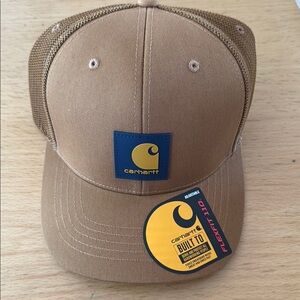 Carhartt Brown Hat Structured Crown Snapback